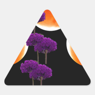 Purple Intrusion Triangle Sticker