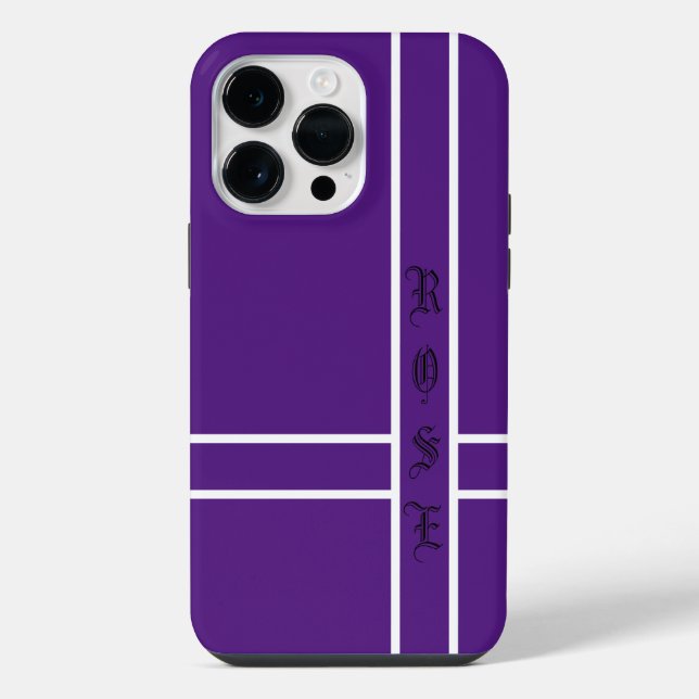 Purple  iPhone 14 Pro Max Cases (Back)