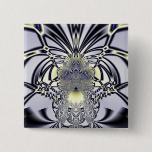 Purple Iris 15 Cm Square Badge