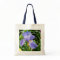 Purple Iris Botanical Tote Bag