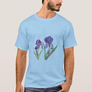 Purple Iris by EelKat T-Shirt