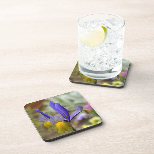 Purple Iris Coaster (Right Side)