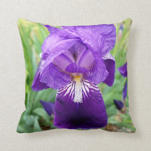 Purple Iris Cushion