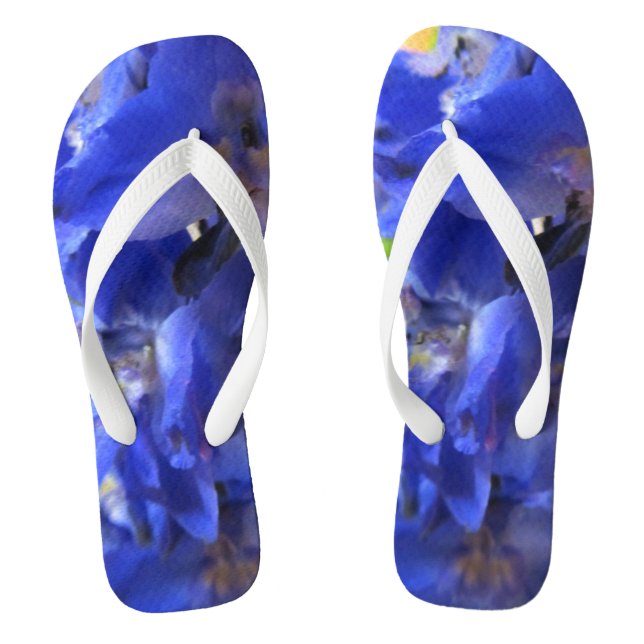 Purple Iris Flip Flop! Thongs (Footbed)