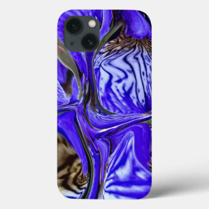 Purple Iris Flower iPhone 13 Case