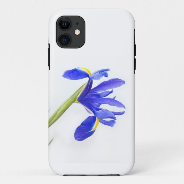 Purple Iris Flower Case-Mate iPhone Case (Back)