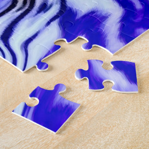 Purple Iris Flower Jigsaw Puzzle