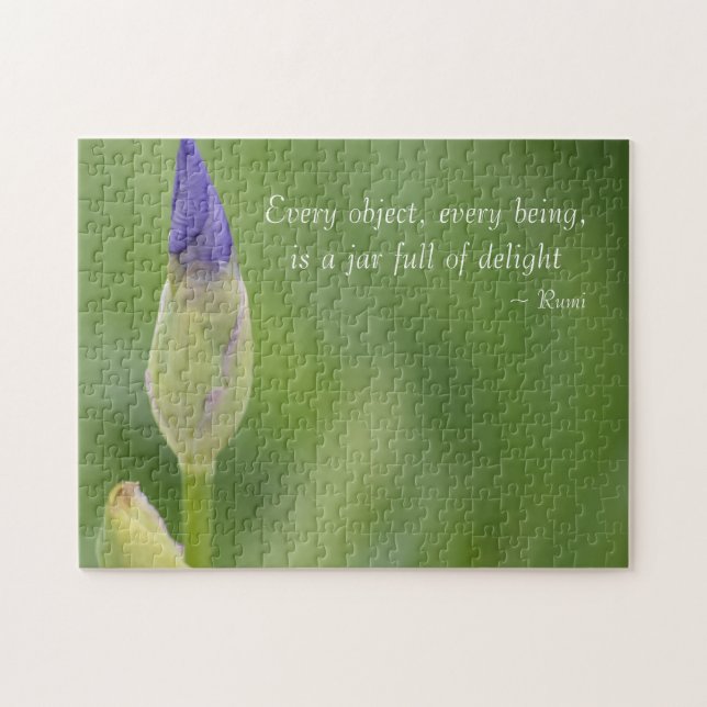 Purple Iris Flower Jigsaw Puzzle (Horizontal)