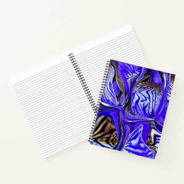 Purple Iris Flower Journal (Inside)