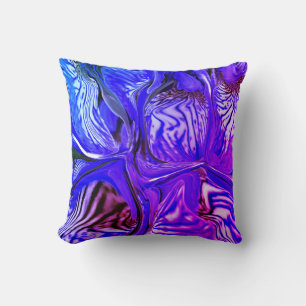 Purple Iris Flower / Miami / Cushion