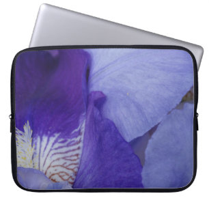 Purple Iris Flower PhotoNeoprene Laptop Sleeve 15"