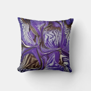Purple Iris Flower / San Telmo / Cushion