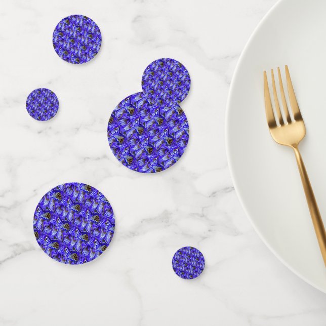 Purple Iris Flower / Slanted / Tiled /  Confetti (Group)