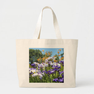 Purple Iris Garden Bag