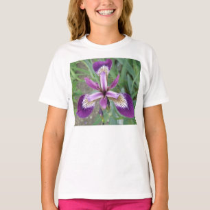 Purple Iris Girls T Shirt