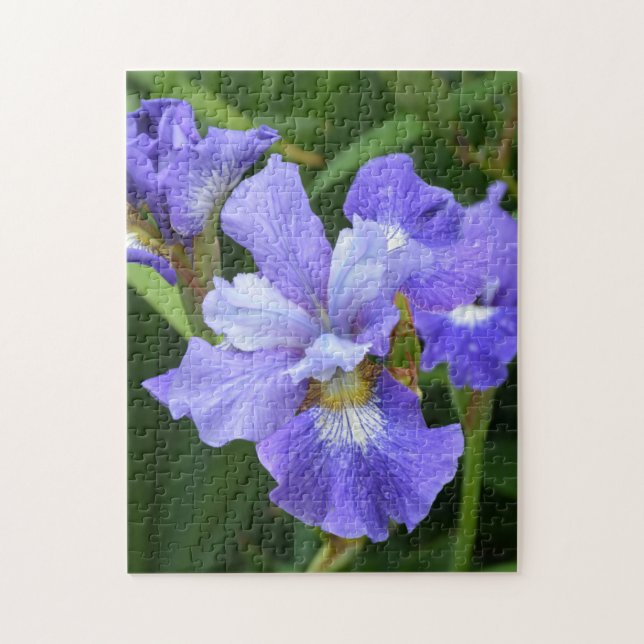 Purple iris jigsaw puzzle (Vertical)