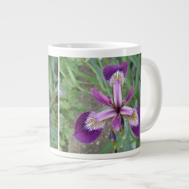 Purple Iris Mug (Front Right)