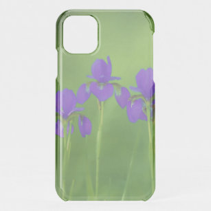 Purple Iris Painting - Original Flower Art iPhone 11 Case