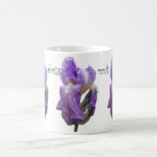 Purple Iris Photograph Coffee Mug