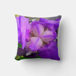 Purple Iris Pillow
