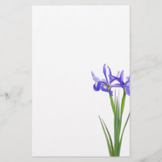 Purple Iris Stationery