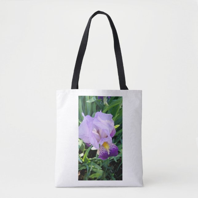 Purple Iris Tote Bag (Front)