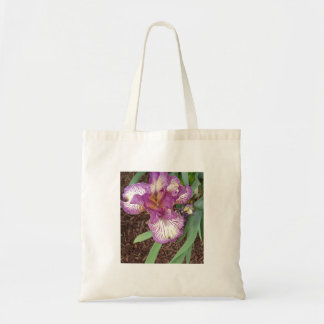 Purple Iris Tote Bag