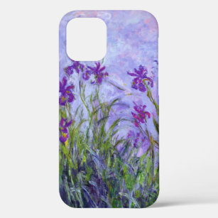 Purple Irises Floral Landscape Claude Monet iPhone 12 Case