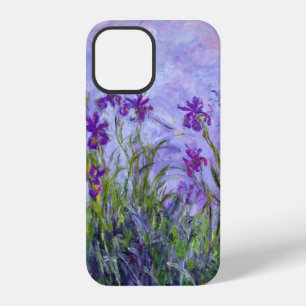 Purple Irises Floral Landscape Claude Monet iPhone 12 Case