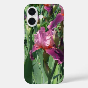 Purple Irises Spring Floral iPhone 16 Case
