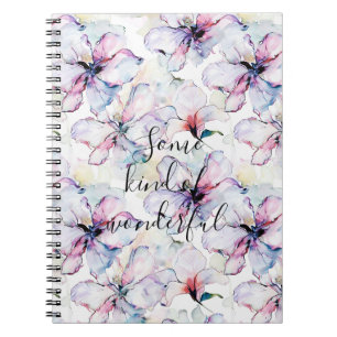 Purple Island Flowers Notebook