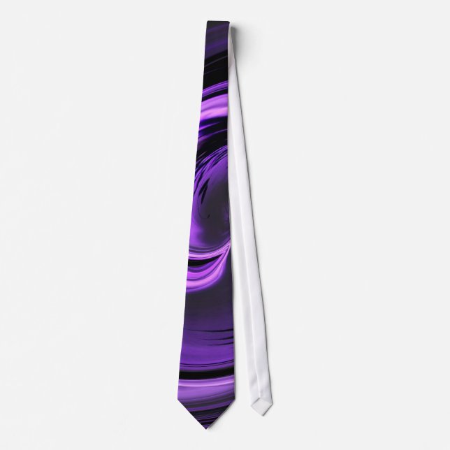 Purple Island Wave Tie (Front)