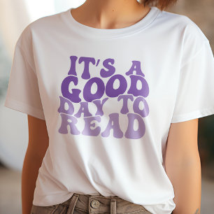 Purple It's A Good Day To Read Book Lover T-Shirt