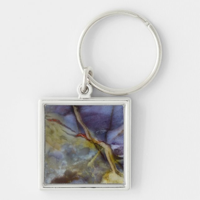 Purple Jasper Key Ring (Front)