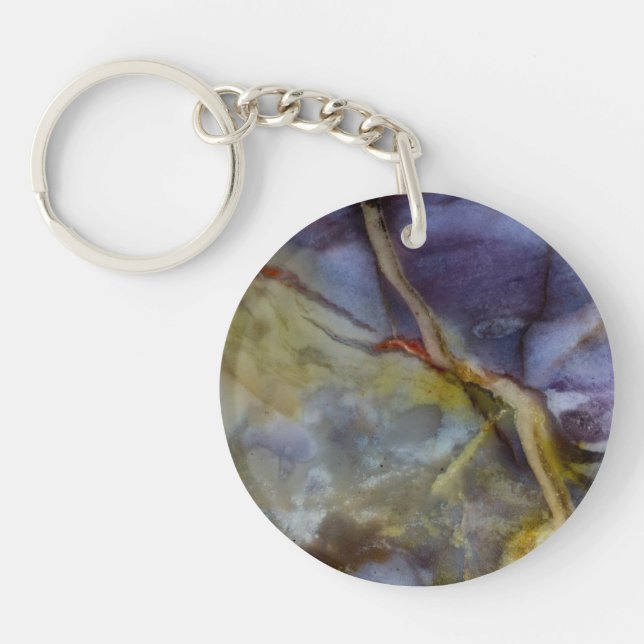 Purple Jasper Key Ring (Front)