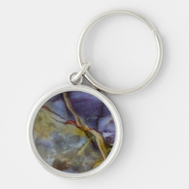 Purple Jasper Key Ring (Front)