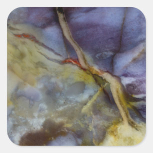 Purple Jasper Square Sticker