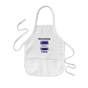 Purple Jelly Jar Home Canning Trainee with Name Kids Apron