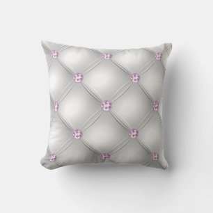 Purple Jewel Bling  Cushion
