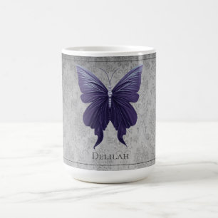 Purple Jewelled Butterfly Coffee Mug