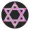 Purple Jewelled Star of David Design