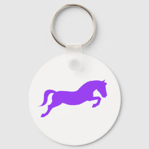 Purple Jumping Pony Key Ring