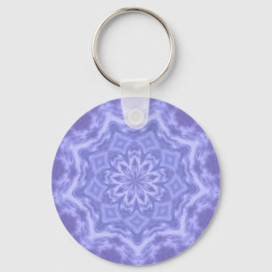 Purple Kaleidoscope Key Ring