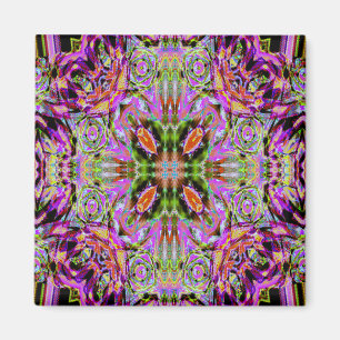 Purple Kaleidoscope Magnets