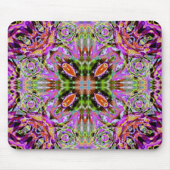 Purple Kaleidoscope Mousepad (Front)