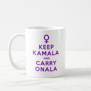 Purple Keep Kamala and Carry Onala Coffee Mug