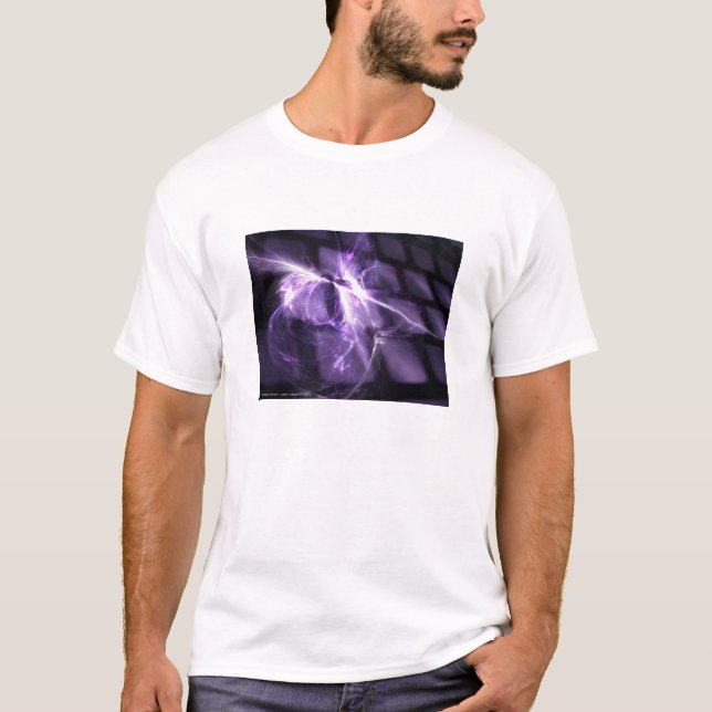 Purple Keys & Lightning T-Shirt (Front)