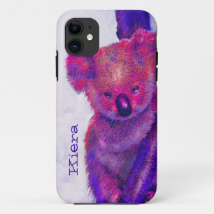 purple koala iphone case