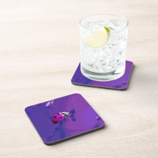 Purple Ladybug Coaster