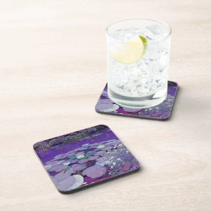 Purple Lake Dreaming Coaster